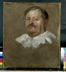Portrét muže v padajícím límci